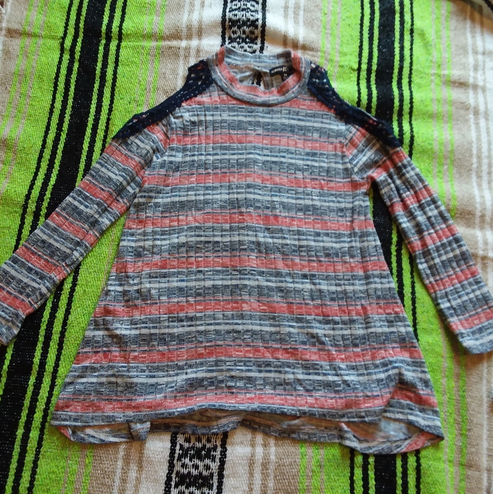 Medium cold shoulder shirt